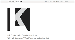Desktop Screenshot of kristincurrier.com